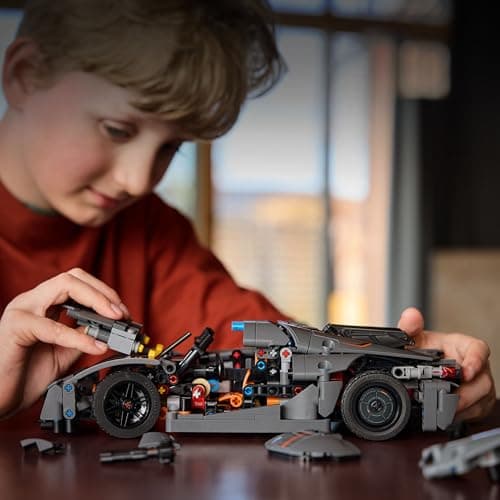 LEGO Technic Koenigsegg Jesko Absolut (42173): LEGO car in grey with pre-order bonus - Part of the new LEGO Technic 2024 releases, compatible with all other LEGO cars - Image 6
