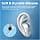 MMOBIEL Samsung Galaxy Buds 3 Pro 3 Pairs (S/M/L) Silicone Replacement Eartips for Samsung Galaxy Buds 3 Pro - Non Slip Noise Reduction Comfortable Fit - Charging Case Compatible - Dark Grey - Image 6