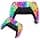 Finest Folia Design Cover R140, Self-Adhesive Vinyl Protective Film, Anti-Scratch, Compatible with PS5, for Game Console Controller Housing (Controller Game No.22, Multicolor Triangles) - Image 2