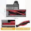 Mini Nozzle Turbine Brush for Dyson V7 V8 V10 V11 V15 Mattress Sofa Brush Soft Turbine Quick Release Brush for Car Seat Chair Removes Dust Mites and Allergens - Image 6
