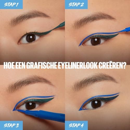 Maybelline New York – Liner Feutre – Hyper Precise Allday – Tenue jusqu’à 24h – 700 Black – 1 ml - Image 7