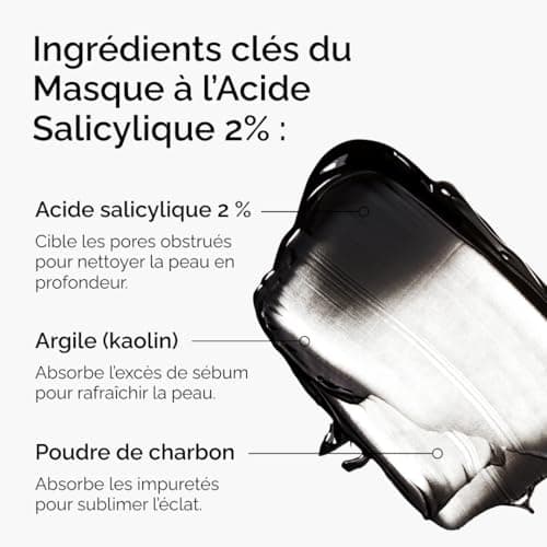 The Ordinary Salicylic Acid Mask 2%, Purifying Mask with Charcoal and Clay, for Skin Prone to Blemishes, 50ml - Image 3