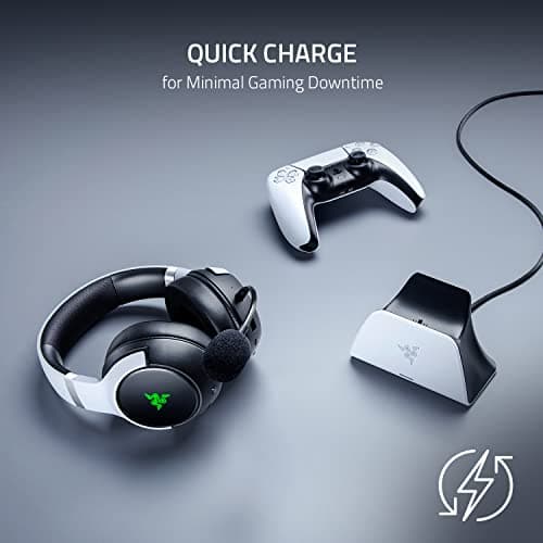 Razer Quick Charge Stand for PlayStation5 - White - Image 3