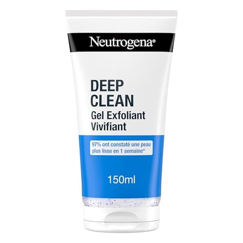 Neutrogena – Gel Exfoliant Vivifiant (tube de 150 ml) – Nettoyant visage pour une peau d'apparence saine – Soin visage pour une peau plus lisse après une semaine d'utilisation - Image 3