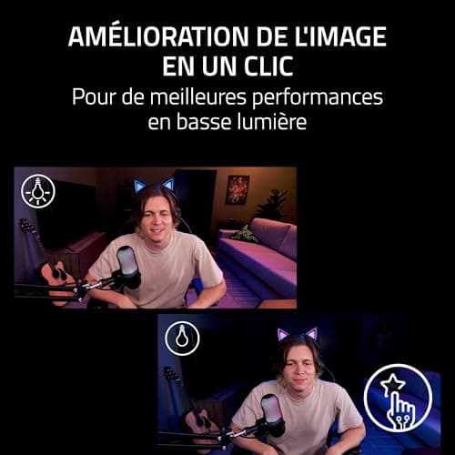 Razer Kiyo V2 - 4K @ 30 IPS Webcam with AI Auto Framing - One-Click Image Enhancement - High Dynamic Range - Wide Angle Lens - OBS and Xsplit Compatible | Black - Image 5