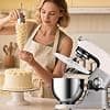 Mixer Splash Guard for KitchenAid, Mixer Head Splash Guard, 5.5 Inch Mixer Blender Blender, Whisk Wiper Scraper for 6 Wire Whisk, Mixing Accessory - Image 6