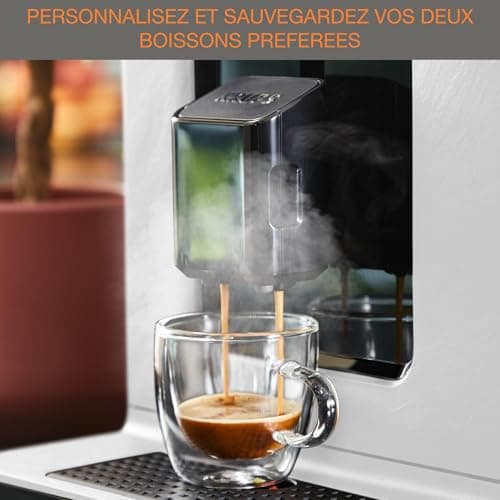 KRUPS Evidence Eco-Design Automatic Cappuccino and Espresso Machine, Exceptional Taste, Quattro Force, Milk-Based Drinks with One-Touch System, 8 Preset Drinks, EA897A - Image 8