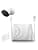 17pieds/5.2m, 26.2pieds/8m,34pieds/10.4m cordon d'alimentation compatible avec la caméra Google Nest Cam (batterie), câble de charge magnétique pour cordon d'alimentation de la Google Nest Cam Battery - Image 2