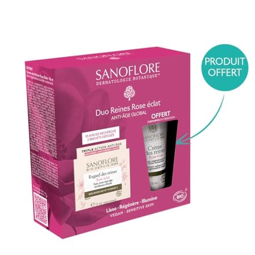 Coffret Sanoflore Soins Anti-Âge Bio – Crème Visage Anti-âge 15 ml + Crème Yeux Anti-rides 15 ml – Corrige les signes de l'âge – Soins Visage Éclat & Fermeté - Idée Cadeau Beauté Femme Noël 2025 - Image 5
