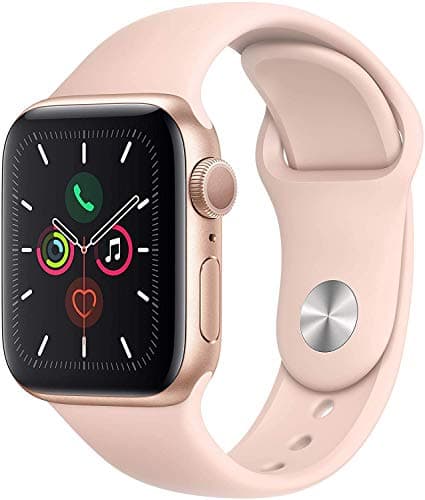 Apple Watch Series 5 (GPS, 40MM) Gold Aluminium Case with Pink Sand Sport Strap (Refurbished) - Image 3