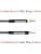 GEEKRIA Audio Cable Compatible with Sennheiser HD620S, HD599SE, HD599,HD598,HD598SE,HD560S,HD598SR,HD400PRO,HD579,HD569,1/8" 3.5mm to 2.5mm Nylon Braided Replacement Cord - Image 4