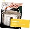 PRETYZOOM Panier Vapeur Inox Multi-usage avec Poignée Antidérapante Accessoire Cuiseur Riz et Vapeur Résistant Chaleur pour Cocotte et Casserole - Image 6