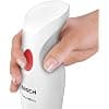 Bosch Hausgeräte CleverMixx MSM14000 Hand Blender, Removable Blender Stand, Ergonomic Handle, Lightweight Case, 4-Blade Knife, Easy Cleaning, 400 W, White/Red - Image 6