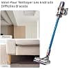 Telescopic Tube for Dyson, Rigid Extension Tube Compatible with Dyson V7 V8 V10 V11 V15, Quick Connect Suction Tube for Dyson Vacuum Cleaner with Two 2 in 1 Brushes, Blue - Image 6