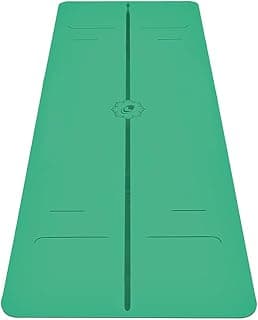 Evolve Yoga Mat – The Best Eco-Friendly Non-Slip Yoga Mat with Unique and Original System of Alignment Markers – Biodegradable Natural Rubber Mat