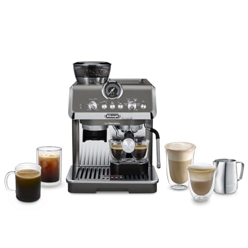 De'Longhi La Specialista Arte Evo EC9255.T Manual Coffee Bean Machine with Cold Brew Function, My Latte Art Manual Milk Frother, Includes Barista Kit, Temperature Control, 1450 W, Titanium - Image 2