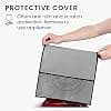 kwmobile Cover Compatible with KitchenAid 4.3-4.8 Liter - Protective Cover 35.5 x 35.5 x 22.5 cm with 3 Pockets for Food Processor - Grey - Image 4