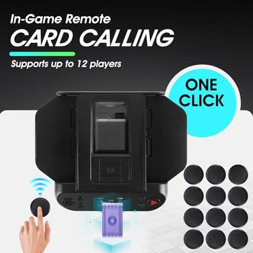 2 in 1 Automatic Card Shuffles and Dispenser, Ultra Quiet, Rechargeable, Works with UNO, Five Crowns, Monopoly Deal, Bicycle and Maverick Cards (Black) - Image 4