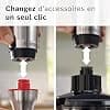 Bosch Hand Blender, ErgoMaster 6 Series, 1200 Watt Air Cooled Motor, Variator, QuattroBlade Mixing System, Accessories Included, MSM6M830 - Image 7