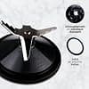 Anakel Home Replacement Blade for Glass Mixer 7322310594 Compatible with Braun JB5050 and JB5160 | Stainless Steel, 4 Points, Gasket Included, Diameter 8.5 cm - Image 6