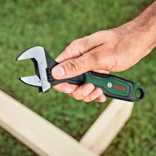Bosch 8 pounces/200 mm adjustable wrench (high quality and robust; long life; softgrip coating; easy opening up to 30 mm) - Image 4