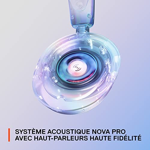 SteelSeries Arctis Nova 1 Multi-System Gaming Headset — Hi-Fi with Drivers — 360° Space Sound — Memory Foam Ear Pads — Noise Cancelling Microphone — PC, PS5, PS4, Switch, Xbox - White - Image 6