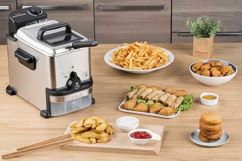 Tefal Oleoclean, Compact Semi-Professional Deep Fryer, 2 L Oil Capacity, Control Port, Oil Filtration, Easy Cleaning, Adjustable Thermostat, FR701616 - Image 3