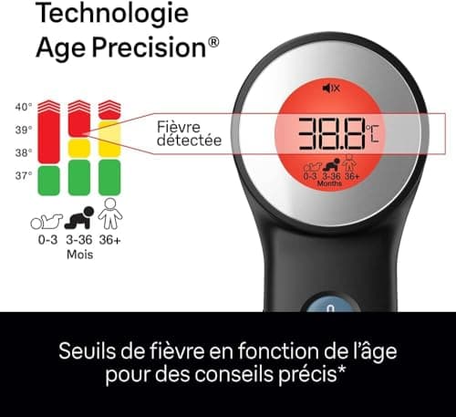 Braun Sensian 7 Non-Contact Forehead Thermometer | Age Precision Technology | 3-in-1 | Colour Coded Digital Display | Baby and Child Friendly | #1 Doctor Brand(1) | BNT400 - Image 4
