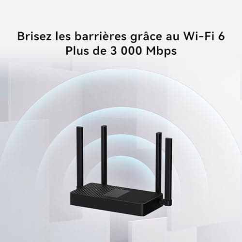 Huawei AX3S WiFi, AX3000 Gigabit Dual Band Wi-Fi Router, 4 Ports GE WAN/LAN Self-adapting, Wi-Fi Amplifier, HomeSec™ Security, Amazon Exclusive - Image 3