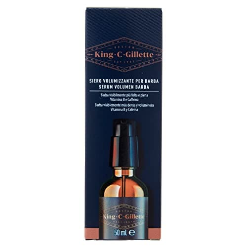 King C. Gillette Beard Volumizing Serum for Men with Vitamin B Complex and Caffeine 50ml Gift Idea for Men - Image 5