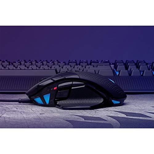 Corsair Nightsword RGB, Tunable FPS/MOBA Optical Gaming Mouse (18000DPI Optical Sensor, Weight Adjustment System, 10 Programmable Buttons, RGB LED Backlight) Black - Image 4