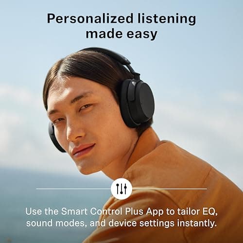 Sennheiser ACCENTUM Casque Bluetooth sans fil - Autonomie de la batterie de 50 heures, audio, suppression hybride du bruit (ANC), confort toute la journée et récupération vocale claire pour les appels - Image 9