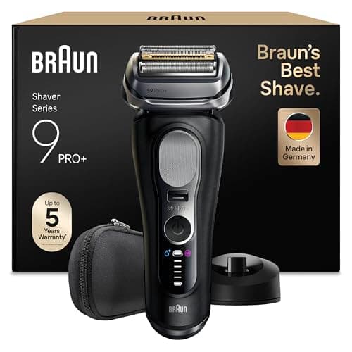 BRAUN Men's Electric Razor Series 9+ PRO 9610SI Black, Waterproof, Ultra-Fine Precision Blades and Pro Trimmer for Shaving Well Shave, Shaving Set with Travel Case - Image 3