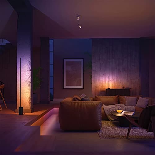 Philips Hue White and Color Ambiance, Gradient White Sign Floor Lamp, Floor Lamp with Bluetooth, LED Lamp Compatible with Alexa, Google Assistant and Apple Homekit - Image 6