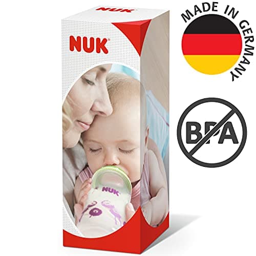 NUK First Choice+ Disney Baby Bottle | 0-6 Months | Temperature Display | 300ml Bottle with Anti-Colic Valve | BPA Free | Silicone Teat | Winnie the Pooh (Pink) - Image 8