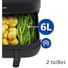 Philips Airfryer Series 5000 - Air Fryer Dual Basket with Steaming, 9L, RapidAir, 19 Cooking Modes, Up to 90% Less Fat, AirSteam, Steam Cleaning, HomeID (NA550/00) - Image 6