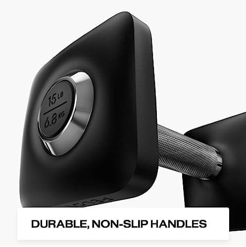 Peloton Dumbbells | Pair of Ergonomic Cast Iron Weights with Urethane Coating and Non-Slip Handle, Available in 2 Pack - Image 5