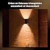 Philips Hue White & Color Ambiance RESONATE, Black Outdoor Wall Light, Philips Light Compatible with Alexa, Google Assistant and Apple Homekit - Image 6