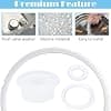 Spare Parts for Instant Pot Duo 8 Qt/Duo Plus 8 Qt Pressure Cooker Steam Evacuation Handle Float Valve Gasket Cover & Anti-lock Bracket Accessories - Image 6