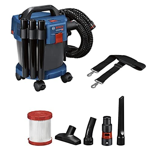 Bosch Professional 18V System Cordless Wet and Dry Vacuum Cleaner GAS 18V-10 L (without battery or charger, with 1.6 m hose, set of 3 tubes) & GBA Lithium-Ion Battery CoolPack 18 V 4.0 Ah, Black - Image 3