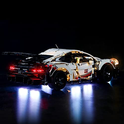 BRIKSMAX LED Lighting Kit for Lego Technic 911 RSR - Compatible with 42096 Building Blocks Model- Not Include Lego Set - Image 5
