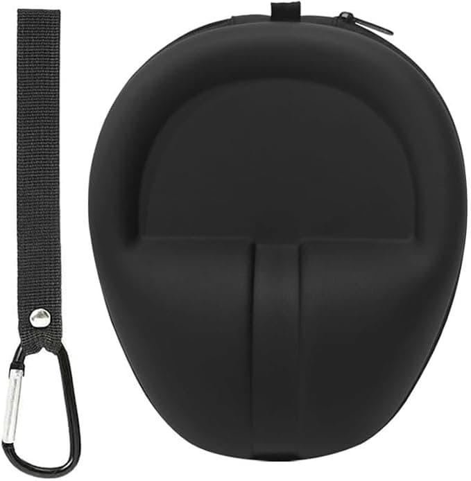Sony WH1000XM6 XM5 Headphone Storage Case Shockproof Portable Audio Case PU Leather Pouch (Black) - Image 1