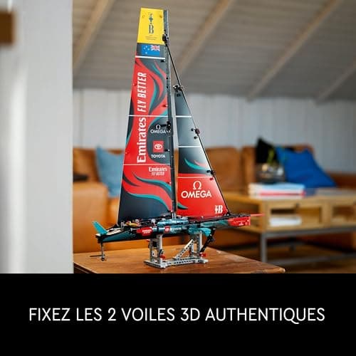 LEGO Technic Yacht Emirates Team New Zealand AC75 - Kit de Construction pour Les Passionnés de Navigation - Maquette de Bateau à Construire pour Les Amateurs de Loisirs Créatifs Adultes 42174 - Image 5