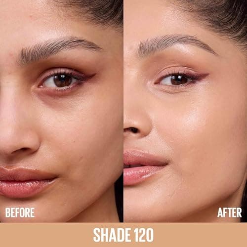 Maybelline New York Lifter Plump & Glow - Foundation - Plumps & Brightens Instantly - Even, Lifted & Radiant Finish - Shade 120 - 30ml - Image 4