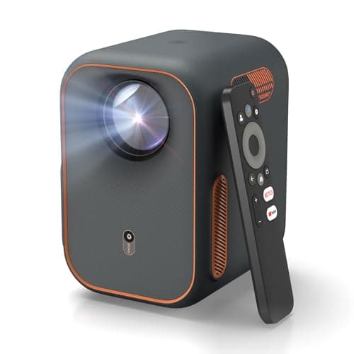 WEMAX Mini Video Projector【Netflix & Google TV Certified】Smart Portable Projector【Support 4K & 1080P Native】Projector with WiFi/Bluetooth, Dolby Audio, Video Projector for Home Cinema, Outdoor - Image 2