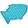 LickiMat Felix Slow Feeder Fish Shaped Cat Feeder for Boredom and Anxiety Reduction Ideal for Food, Treats and Anxiety Reduction, Turquoise - Image 5
