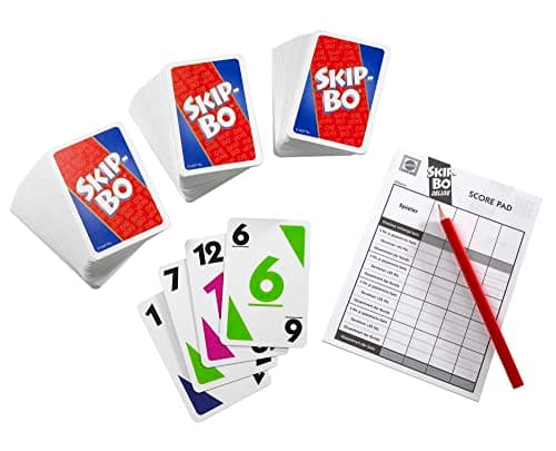 Mattel Games, Skip-Bo Deluxe with Special Metal Box - Card Game for the Whole Family, by the Creators of UNO, From 7 Years, L3671 - Image 4