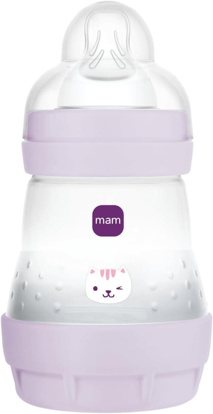 MAM Easy Start/Anti-Colic Bottle 160 ml Lilac - Flow 1 Teat - Image 1