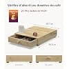for Original Line Nespresso with 1 Drawer - Storage 48 Capsules Capacity - Bamboo (36.8 x 29.7 x 8.2 cm) - Image 3