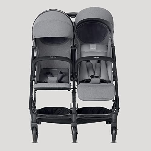 Inglesina Twin Sketch Double Stroller, Blue, Ultra-Light and Compact, Ideal for Twins or Brothers, High Comfort, Up to 15 kg - Image 6